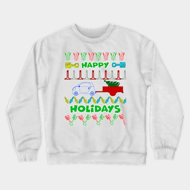 Merry chrismas, car guy, car enthusiast merry chrismas (smart4two) Crewneck Sweatshirt by CarEnthusast